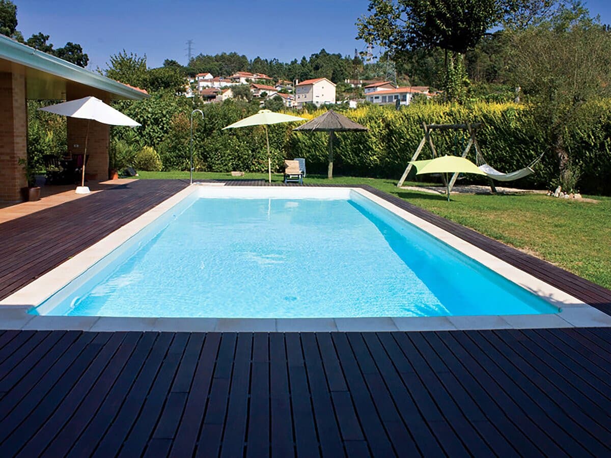 Piscine acier enterrée rectangle fond plat "Sunkit" - 6.00 x 3.00 x 1.40 m + Projecteur Led 12 V